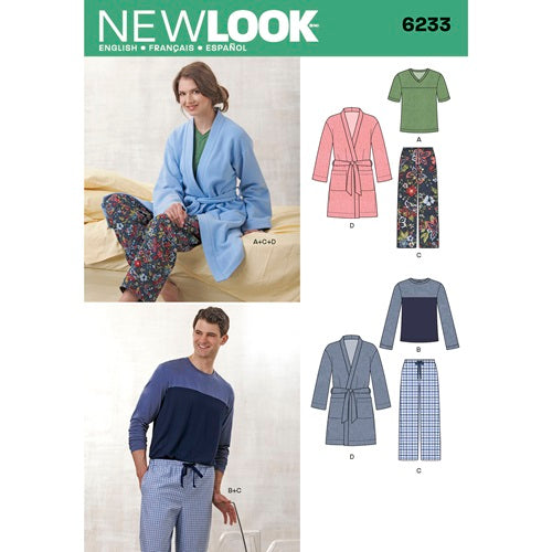 6233  - Ladies and Men's  Lounge & Sleepwear