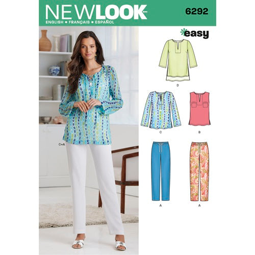 6292 - Ladies Top & Pants