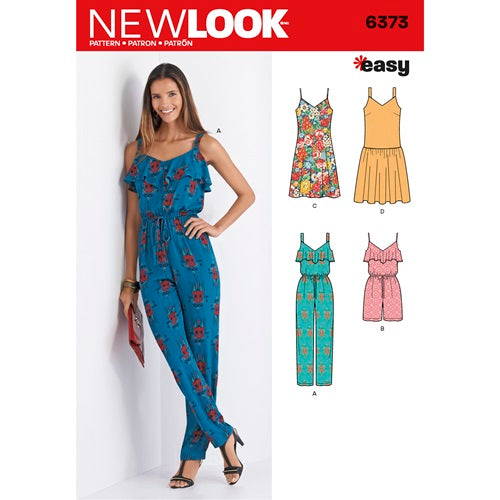 6373 - Ladies Dress Jumpsuit & Romper
