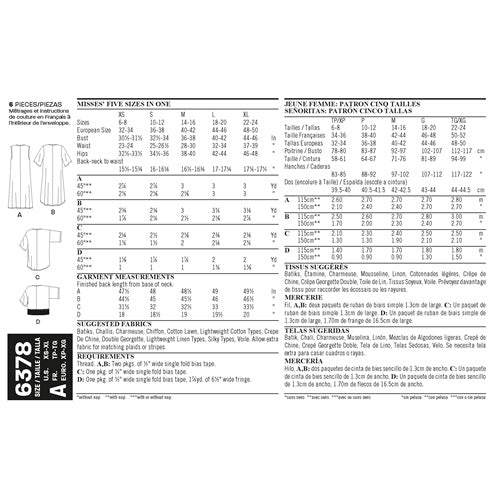 6378 - Ladies Top Vest Jacket & Coat