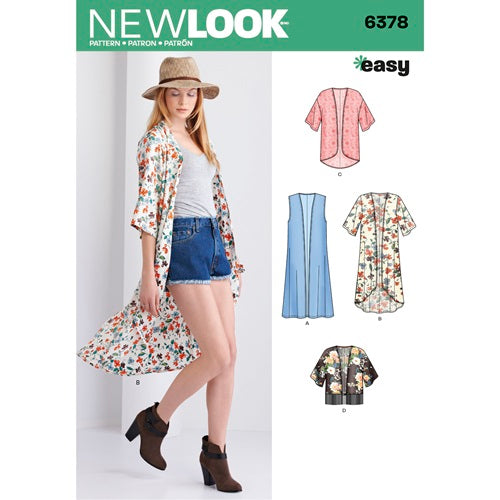 6378 - Ladies Top Vest Jacket & Coat