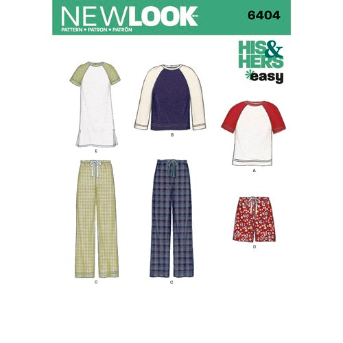 6404  - Ladies and Men's  Loungewear