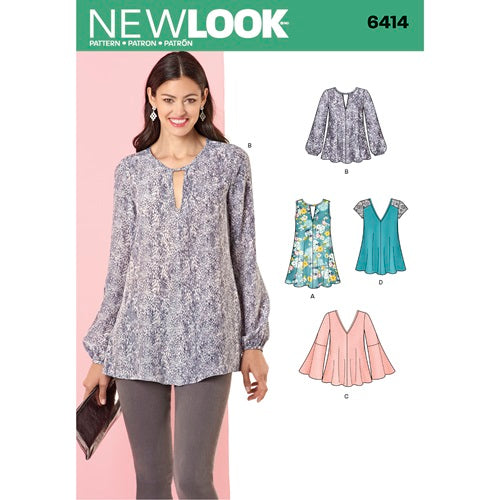6414 - Ladies Tunic & Tops