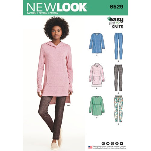 6529 - Ladies Knit Tunics and Leggings