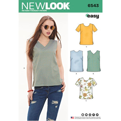 6543 - Ladies Tops