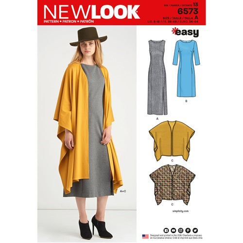 6573 - Ladies Dresses & Wrap