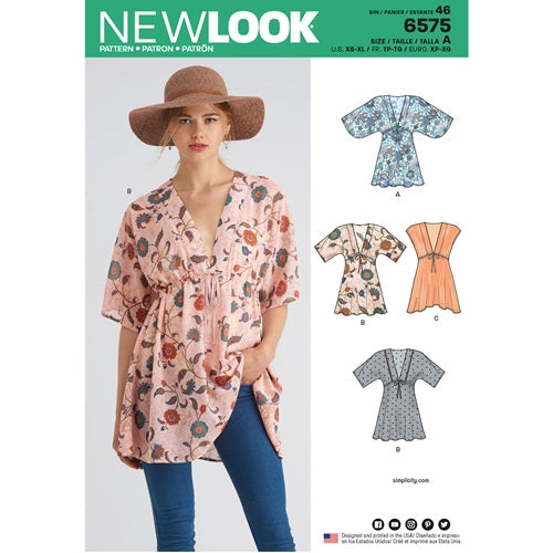 6575 - Ladies Tunic Tops