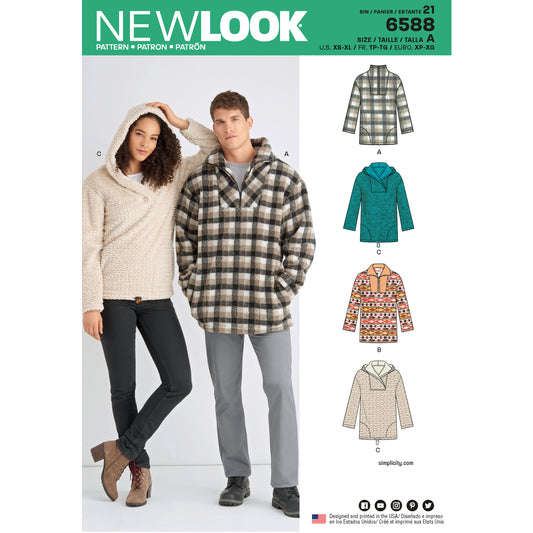 6588  - Ladies and Men's  Sweater Tops