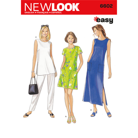 6602 - Ladies Mini Dress Tunic & Top