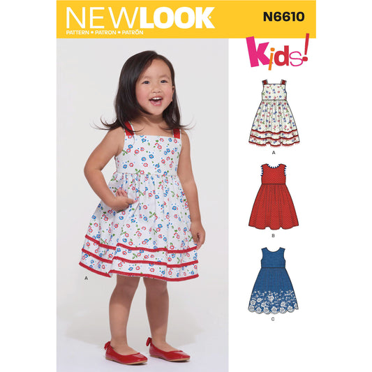 6610 - Toddlers Dresses