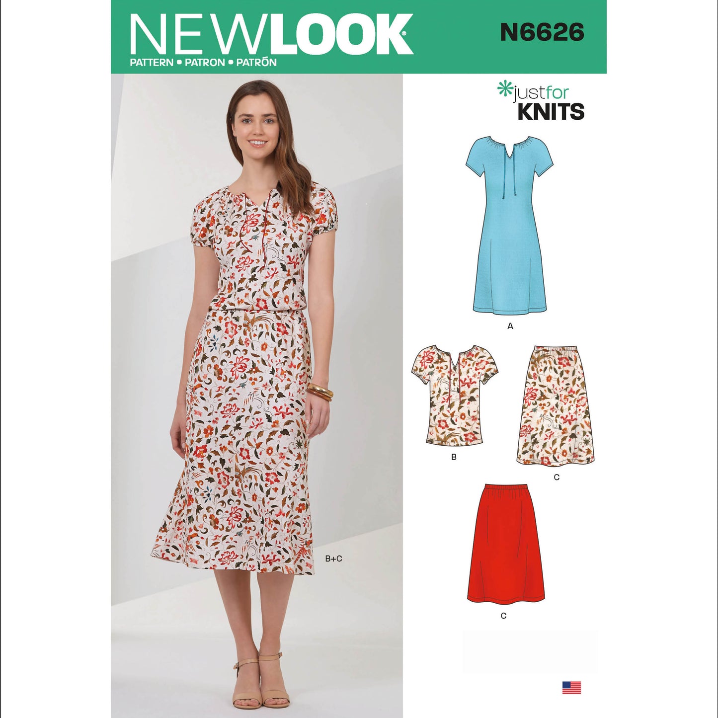 6626 - Ladies Dress Tops & Skirts