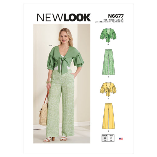 6677 - Ladies Tops & Pants