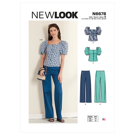 6678 - Ladies Tops & Pants