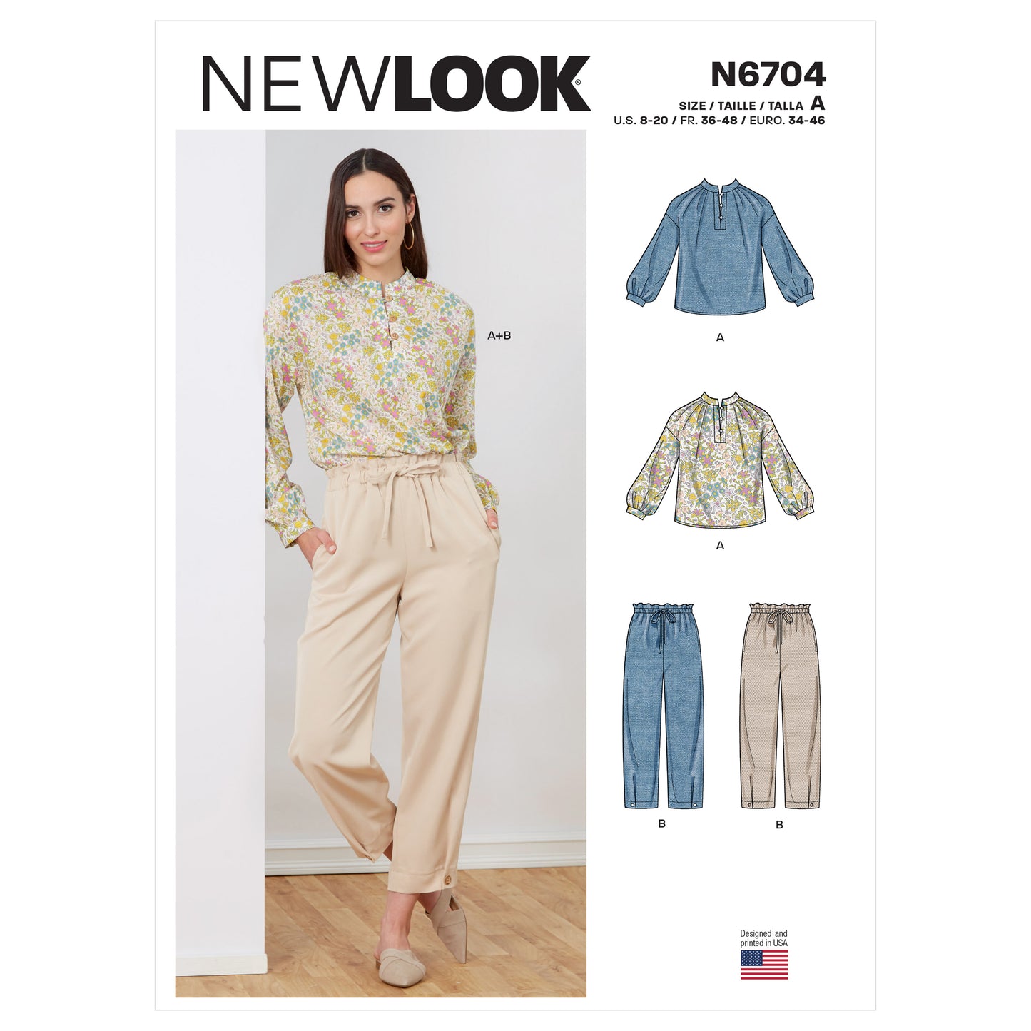 6704 - Ladies Tops & Pants