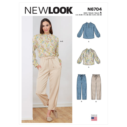 6704 - Ladies Tops & Pants