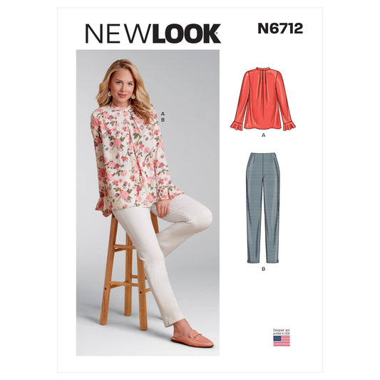 6712 - Ladies Top & Pants
