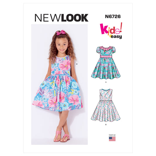 6726 - Toddlers & Childrens Dresses
