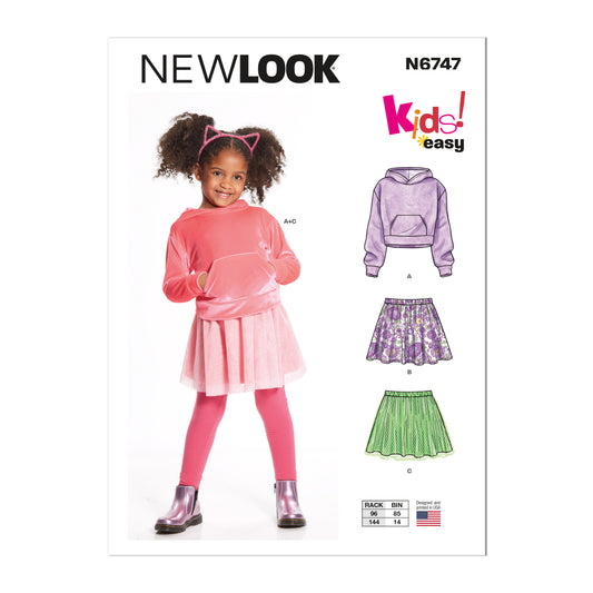 6747 - Children Hoodie & Skirt