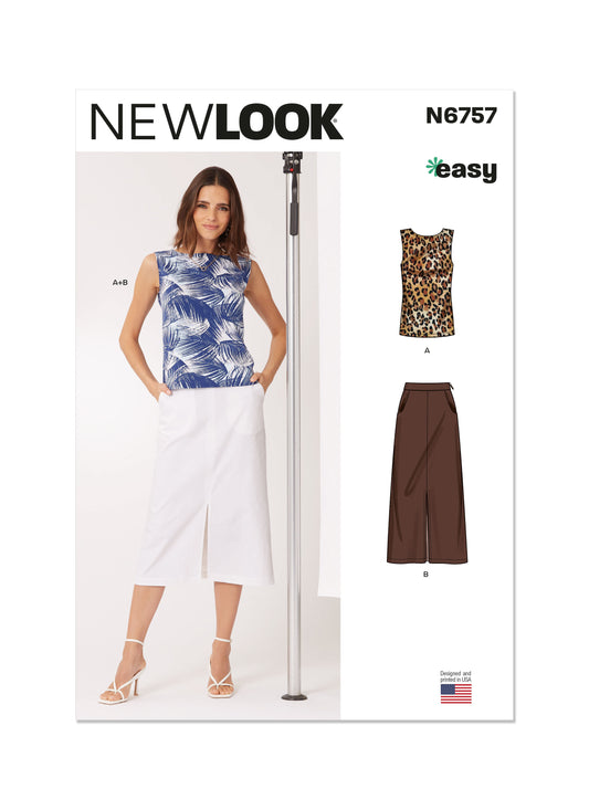 6757  - Ladies Casual Top & Pants