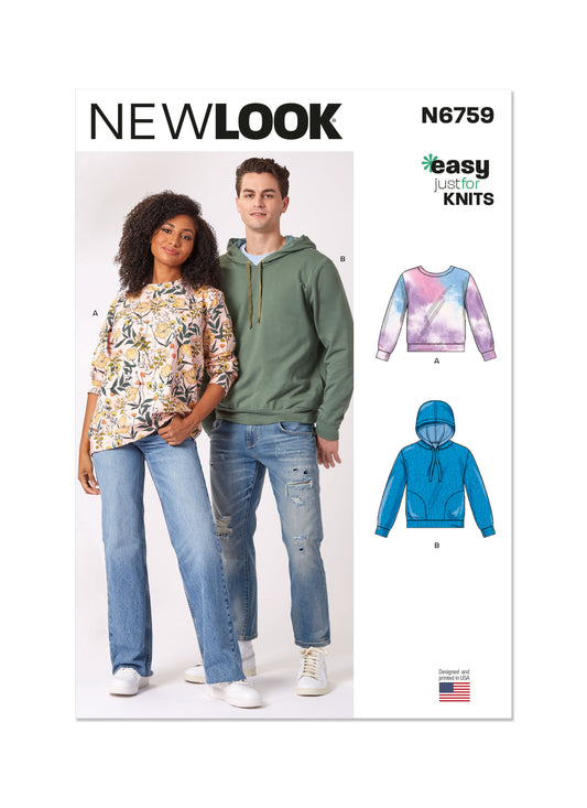 6759  - Ladies and Men's  Sweatshirts