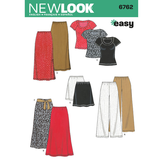 6762  - Ladies Tops & Skirts