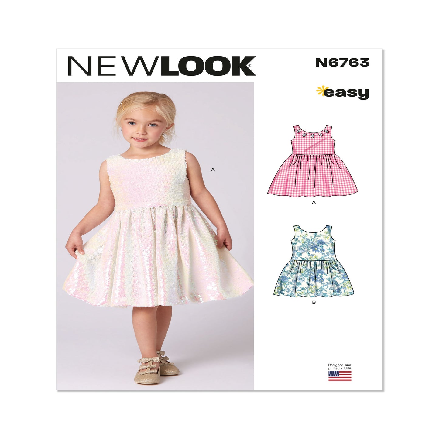6763 - Children Girls Dresses