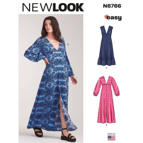 New Look Sewing Pattern 6766  - Ladies Dresses