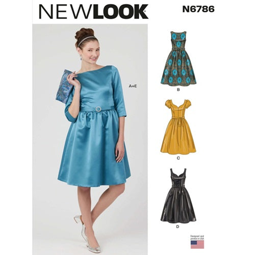 New Look Sewing Pattern 6786  - Ladies Dresses