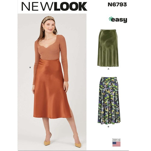 New Look Sewing Pattern 6793  - Ladies Skirts