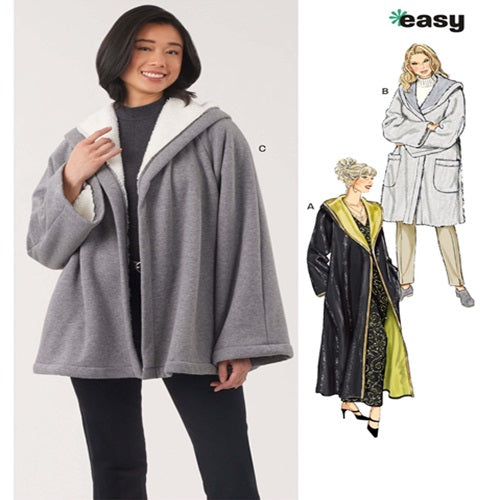 NEW LOOK Sewing Pattern 6811 - Ladies Coat in Two Lengths and Jacket