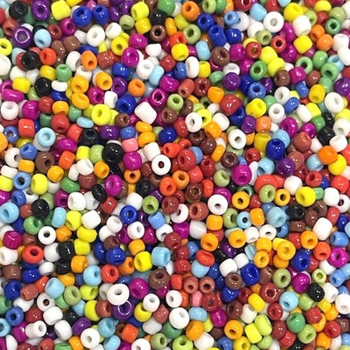 Glass Seed Beads - 2mm 11/0 - Opaque - 20g approx 1300 pieces