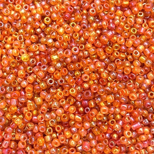 Glass Seed Beads - 3mm 8/0 - Rainbow - 20g approx 500 pieces