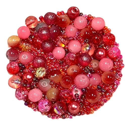 Glass Beads - Mystical Mixes - 50g - 1300+ Pieces - 10 Colours