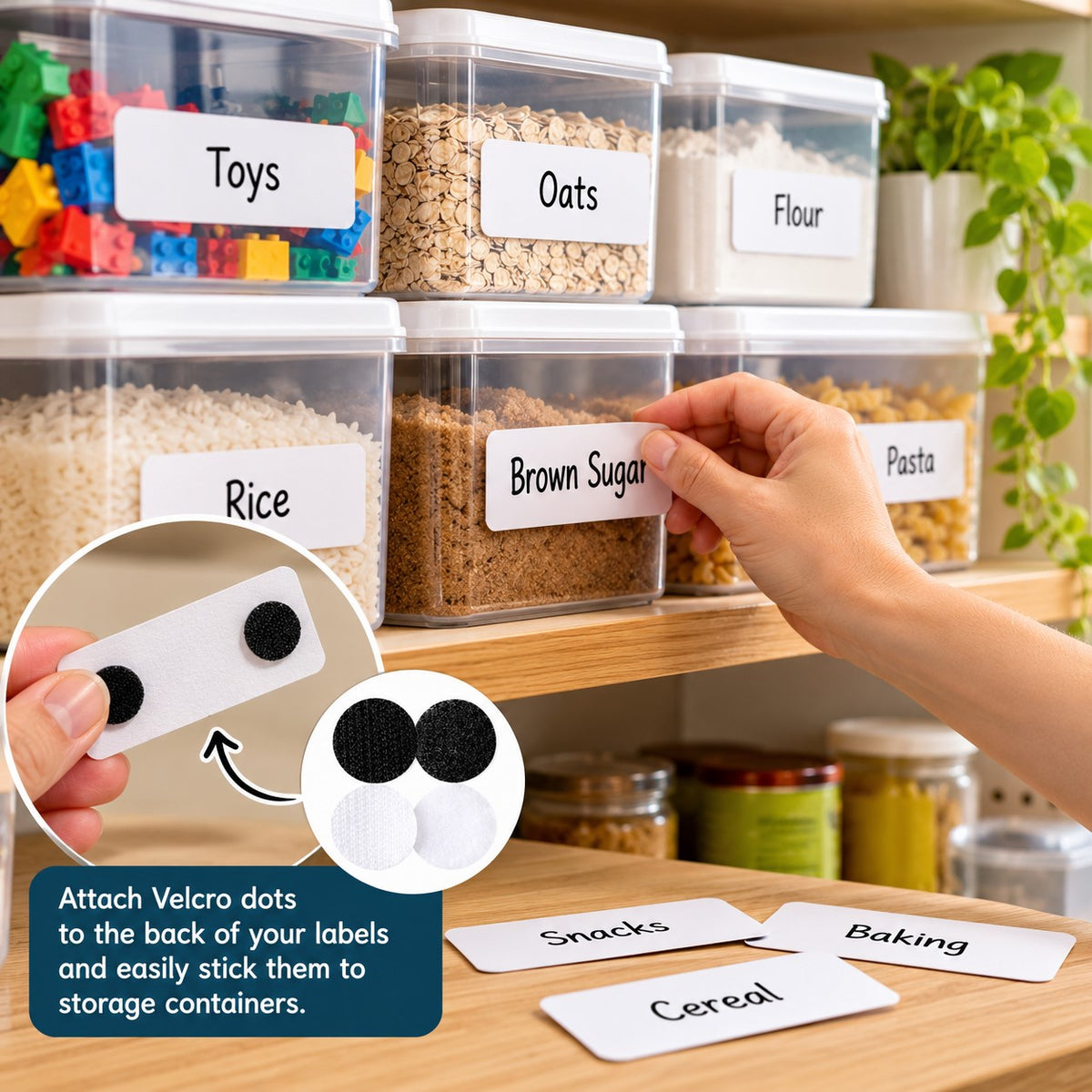 16mm Genuine Velcro® Adhesive Dots - Black or White - 10 Sets