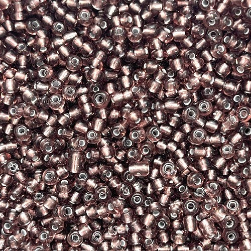 Glass Seed Beads - 3mm 8/0 - Silver Lined - 20g approx 500 pieces