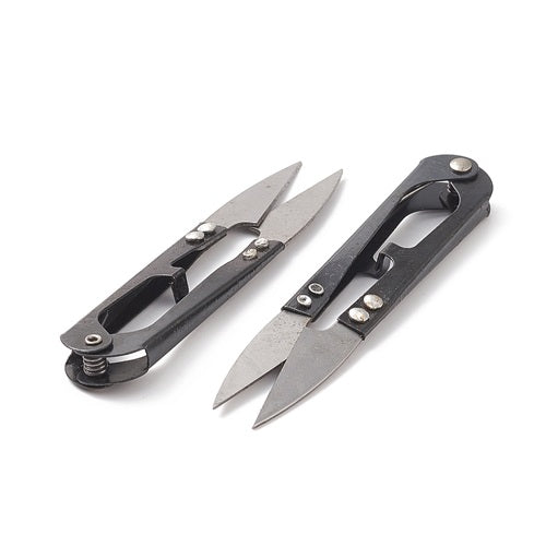 Thread Snips - Sharp Steel Scissors - Black