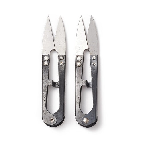 Thread Snips - Sharp Steel Scissors - Black