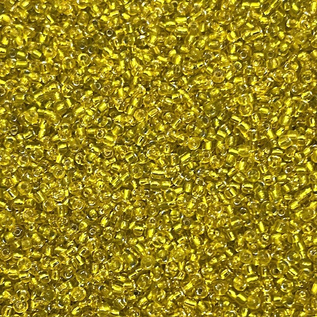 Glass Seed Beads - 2mm 11/0 - Silver Lined - 20g approx 1300 pieces