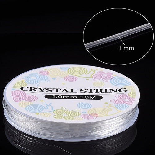 Elastic Crystal Stretchy String - Clear - 10mts