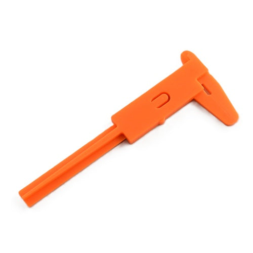 Small Plastic Vernier - Orange - Measure 1mm to 80mm