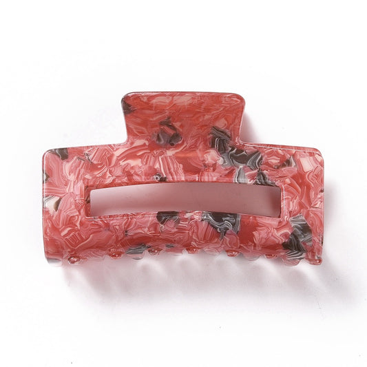 Claw Hair Clips - Salmon - Medium