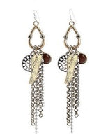 Earrings - Teardrop Dangles - Vintage Look