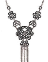 Silver Tassel Chain Necklace