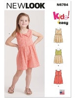 6784 - Children Girls Dress & Romper